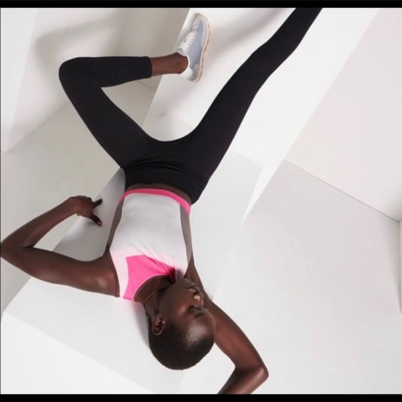 Zara Block Color Seamless Crop Top - Picture 2 of 2